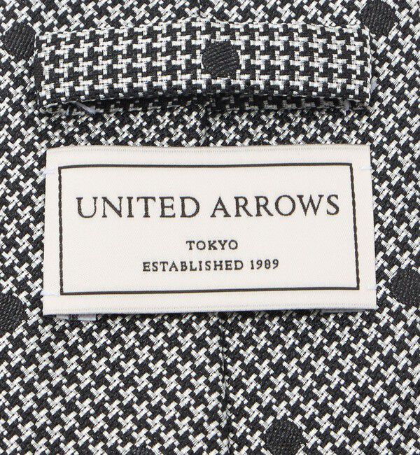 UNITED ARROWS「ハウンドトゥース ドット ネクタイ」|ネクタイ・蝶ネクタイ|