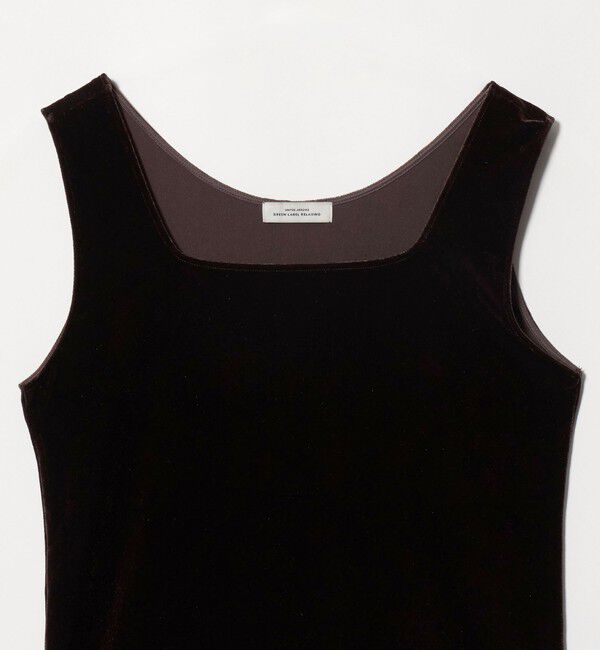 UNITED ARROWS green label relaxing「ベロア タンクトップ」|タンクトップ|