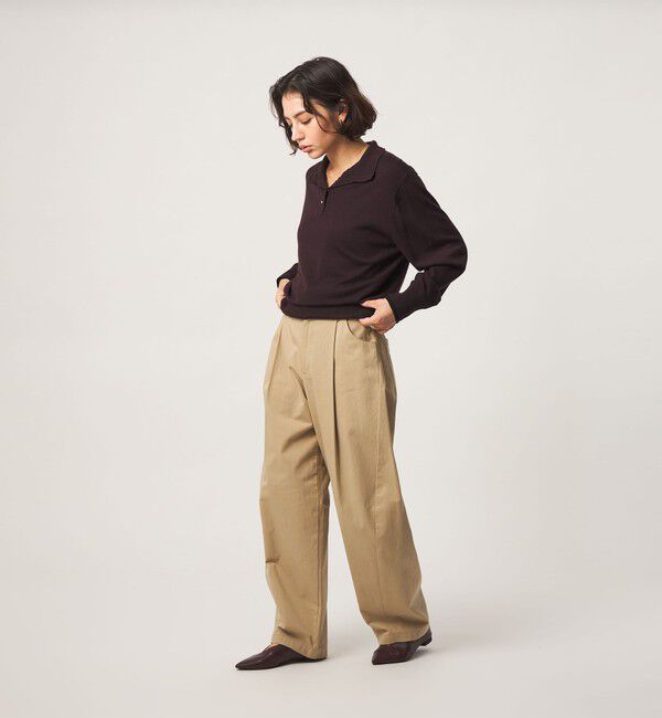 UNITED ARROWS green label relaxing「メタルチップ ソフトフラットシューズ 撥水」|ローファー|