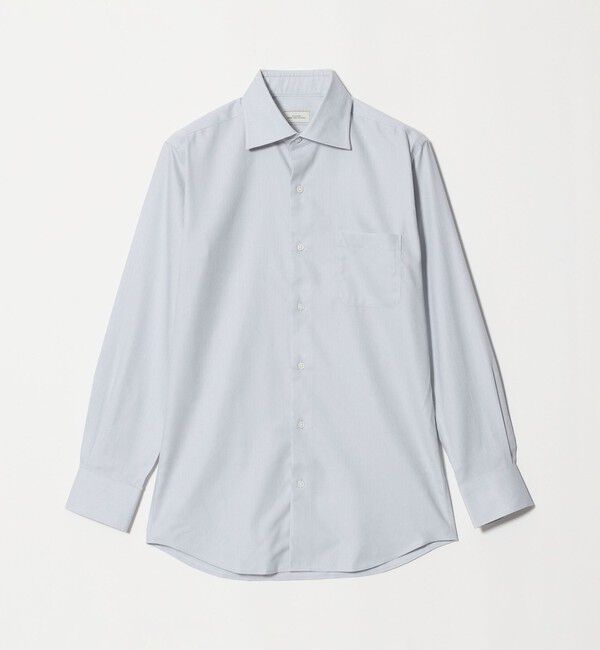 UNITED ARROWS green label relaxing「コットン ヘリンボーン ワイドカラー ドレスシャツ -形態安定-」|シャツ・ブラウス|