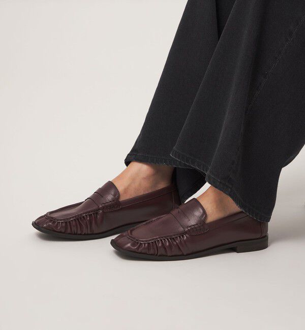 UNITED ARROWS green label relaxing「ギャザー ソフトローファー」|ビジネス・ドレスシューズ|