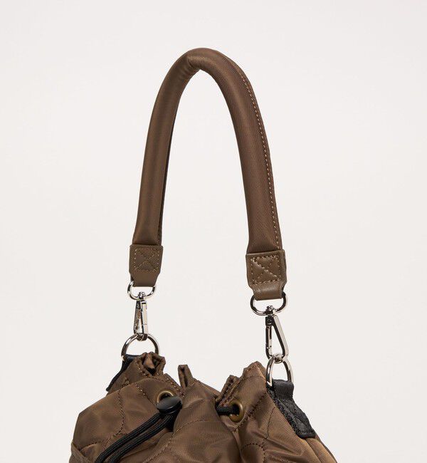 UNITED ARROWS green label relaxing「【WEB限定】＜PARTE＞キルティング ドロストバッグ / ショルダーバッグ はっ水」|ショルダー・メッセンジャー|