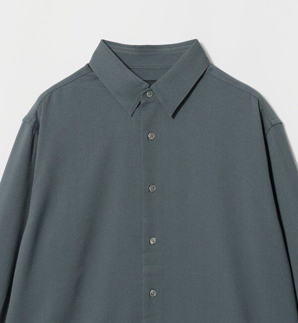 UNITED ARROWS green label relaxing「【WEB限定】JUST fit ウールライク 長袖 シャツ」|シャツ・ブラウス|