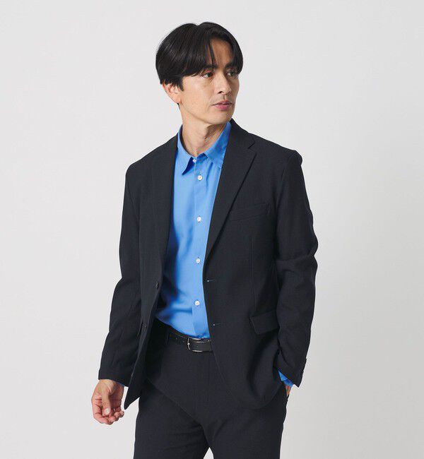 BEAUTY&YOUTH UNITED ARROWS「リサイクル ポリエステル 2B ジャケット セットアップ対応 ヨコストレッチ ウォッシャブル」|テーラードジャケット|