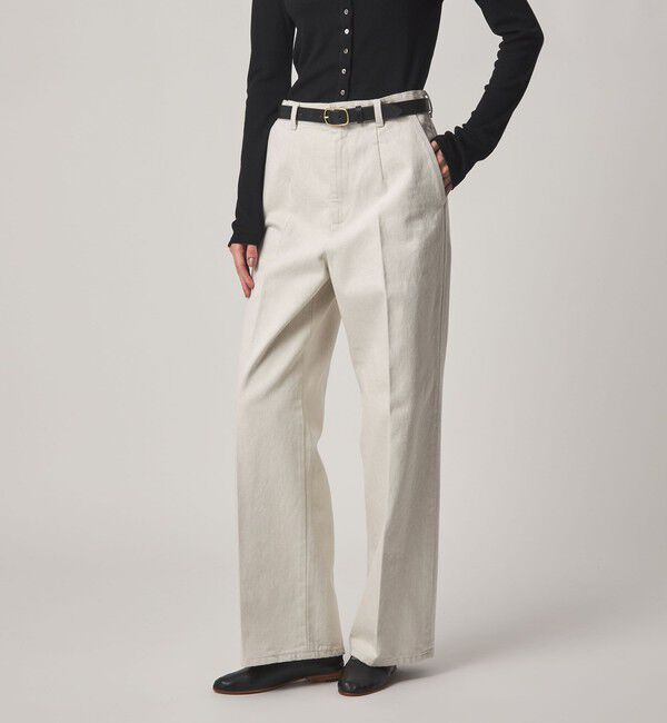 STEVEN ALAN「＜Steven Alan＞コットン スラックス デニムパンツ」|デニム|