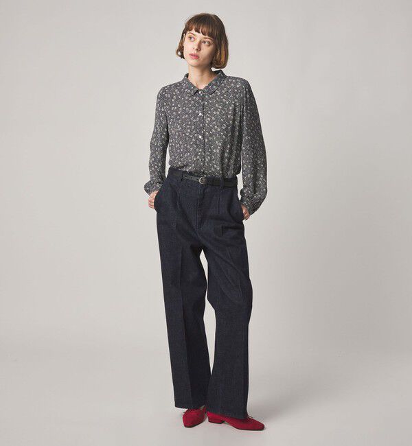 STEVEN ALAN「＜Steven Alan＞コットン スラックス デニムパンツ」|デニム|