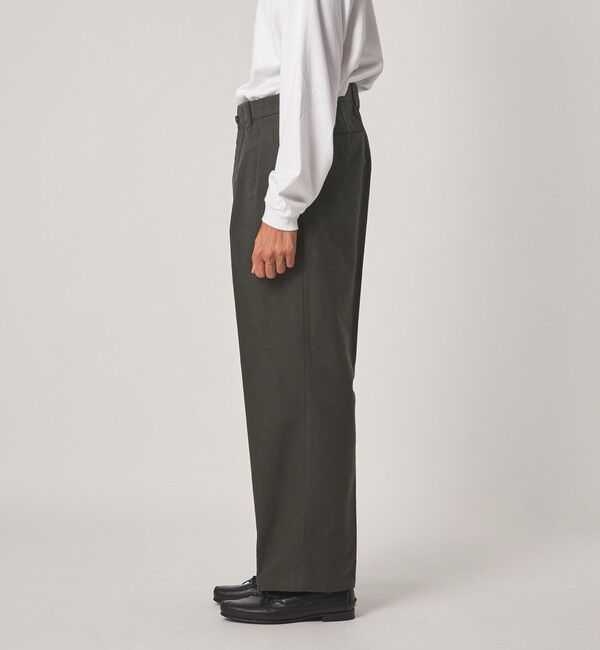 STEVEN ALAN「＜Steven Alan＞ ライトモールスキン イン ツープリーツ ドレス トラウザーズ II」|スラックス|