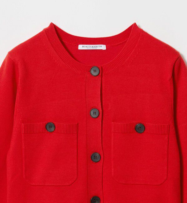 BEAUTY&YOUTH UNITED ARROWS「ポケット ショートカーディガン ウォッシャブル」|カーディガン|