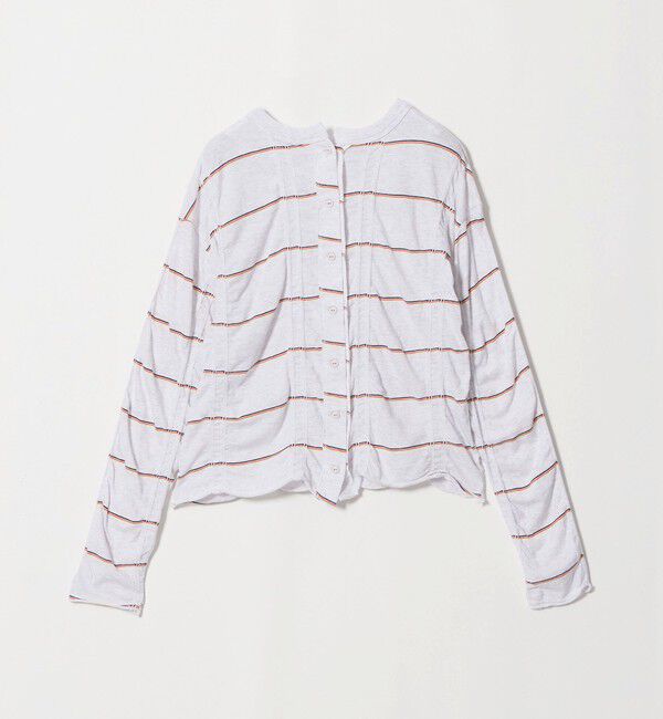 BEAUTY&YOUTH UNITED ARROWS「＜MEYAME＞タックジャガード ボーダー 2WAY カーディガン」|カーディガン|
