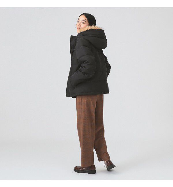 BEAMS SELECTION for WOMEN「DANTON / FAKE FUR HOODED DOWN JACKET 25AW」|ダウン|