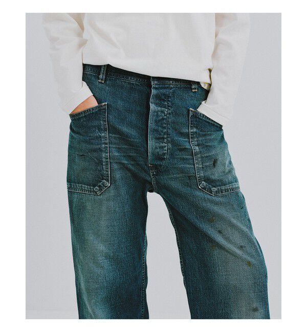 BEAMS SELECTION for WOMEN「【別注】BUZZ RICKSON'S / USN デニム トラウザーズ」|チノ|