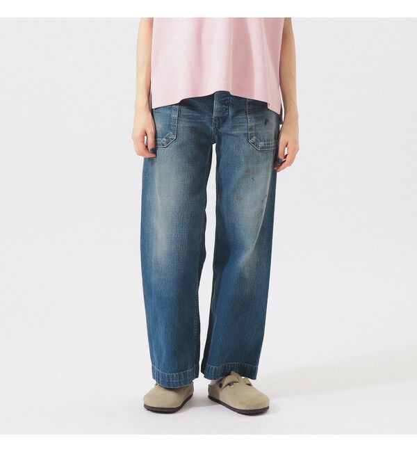 BEAMS SELECTION for WOMEN「【別注】BUZZ RICKSON'S / USN デニム トラウザーズ」|チノ|