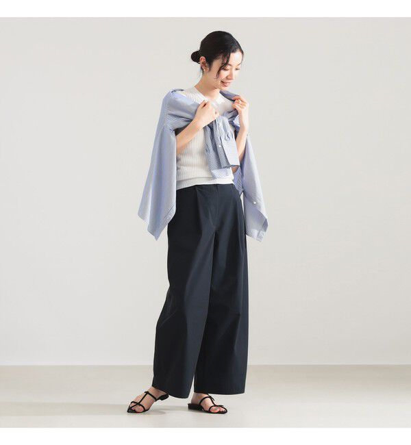 Demi-Luxe BEAMS 「コンフォート タック パンツ」|チノ|
