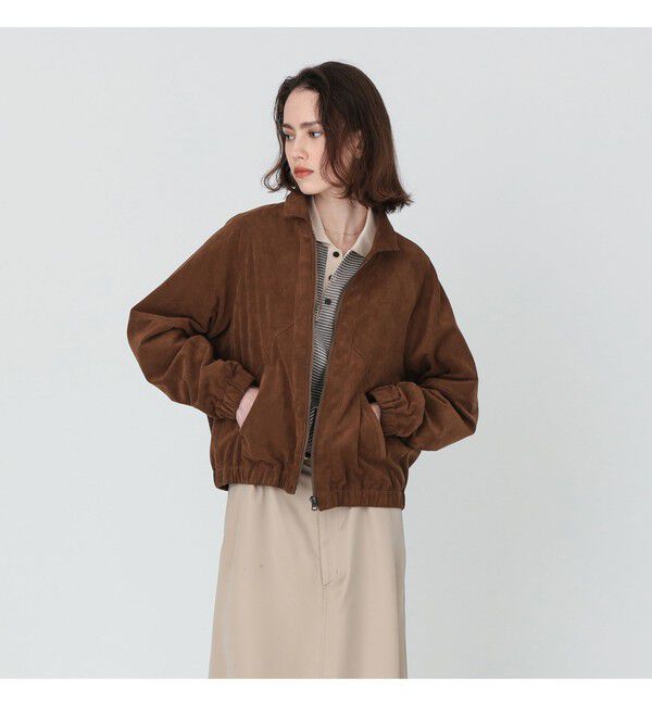 BEAMS SELECTION for WOMEN「【別注】TICCA / ウルトラ スエード ブルゾン」|ブルゾン・スタジャン|