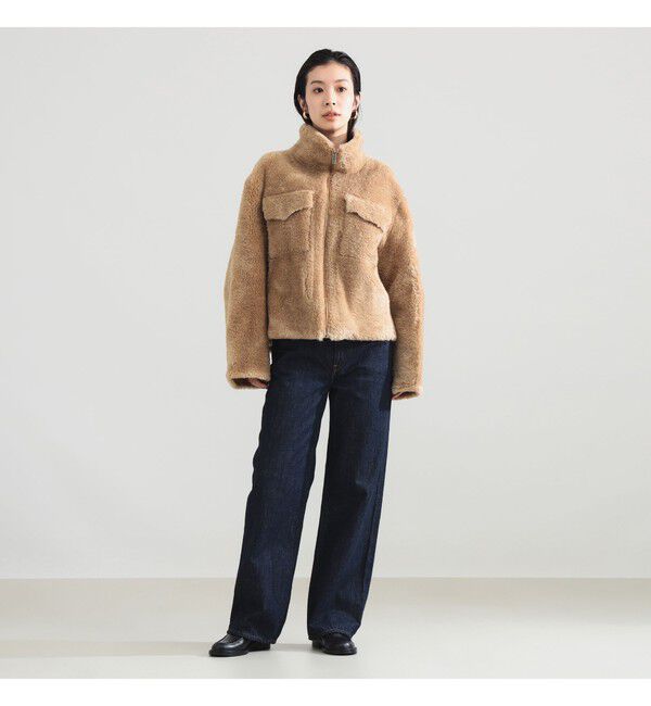 BEAMS SELECTION for WOMEN「ORR / シアリング ハイネック ブルゾン」|ブルゾン・スタジャン|