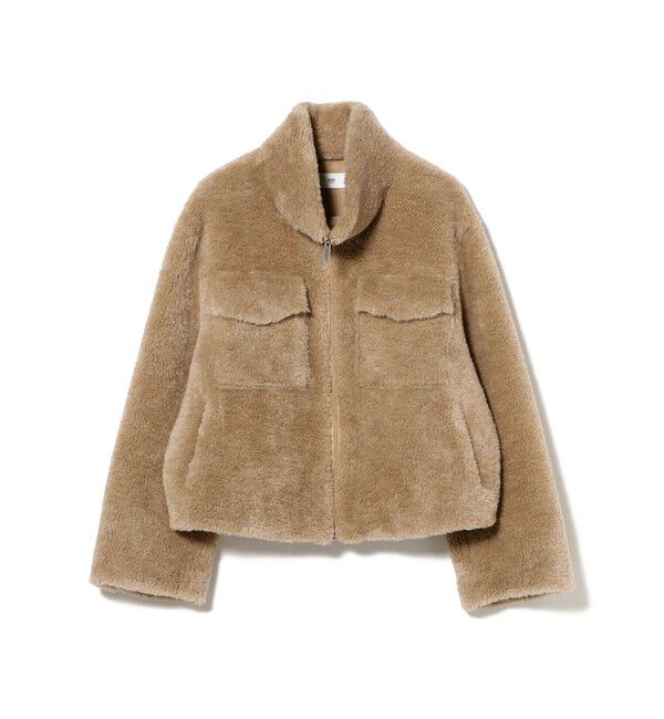 BEAMS SELECTION for WOMEN「ORR / シアリング ハイネック ブルゾン」|ブルゾン・スタジャン|