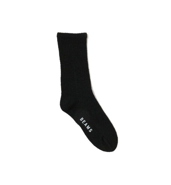 BEAMS「ドライクルーソックス」|ソックス|BLACK