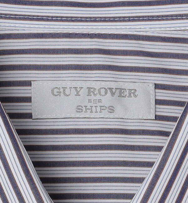 SHIPS「GUY ROVER: マルチストライプ ワイドカラー シャツ」|シャツ・ブラウス|