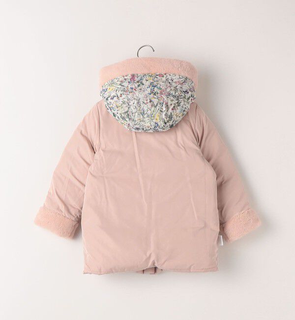 SHIPS KIDS「SHIPS KIDS:100～130cm /〈撥水/手洗い可能〉ミディアム丈 リサイクル ダウン フーディー」|ダウン|