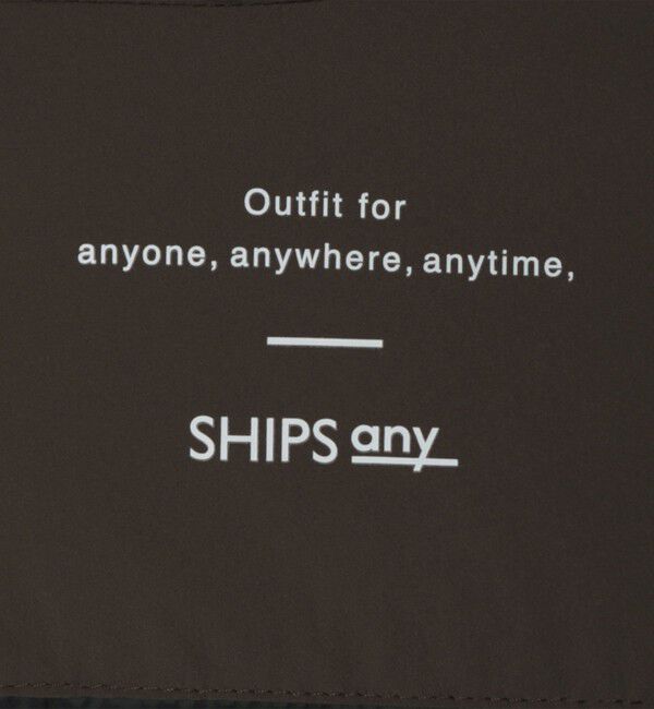 SHIPS any「SHIPS any:〈撥水/手洗い可能〉スーパーストレッチ スタンドカラー ダウン ブルゾン◇」|ダウン|