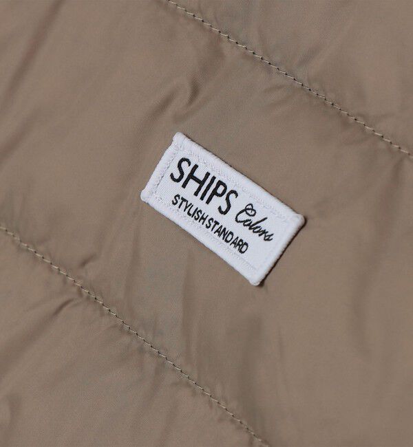 SHIPS Colors 「《追加・新色予約》【一部WEB限定】FIRST DOWN:〈撥水・洗濯機可能〉ライトダウン ブルゾン」|ダウン|