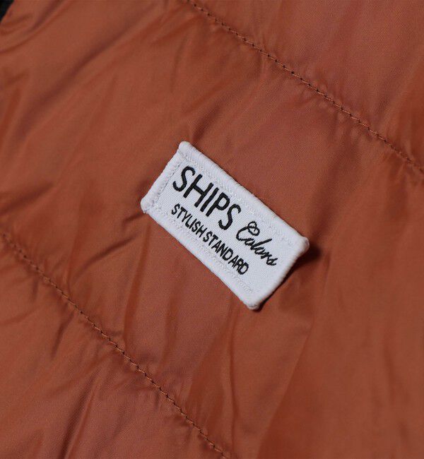 SHIPS Colors 「《追加・新色予約》【一部WEB限定】FIRST DOWN:〈撥水・洗濯機可能〉ライトダウン ブルゾン」|ダウン|