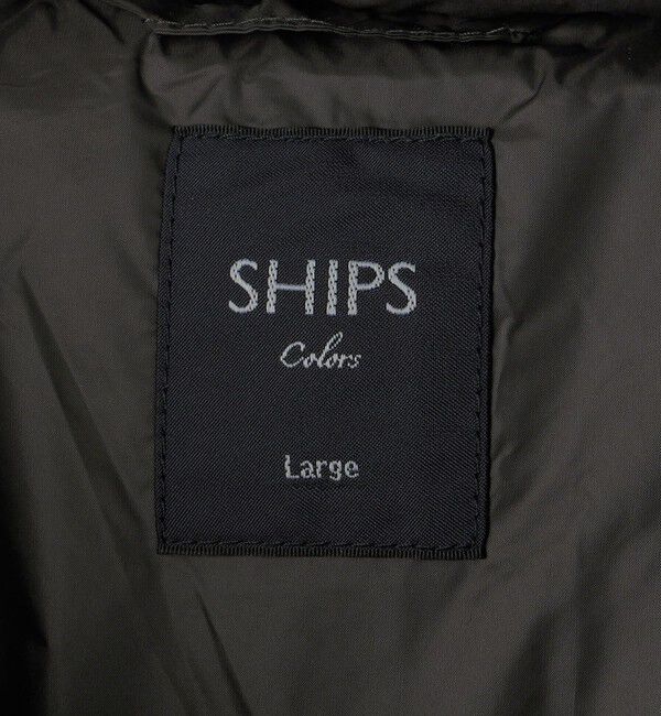 SHIPS Colors 「《追加・新色予約》〈撥水・防風・防花粉・洗濯機可能〉All Weather Tex ダウン◇」|ダウン|