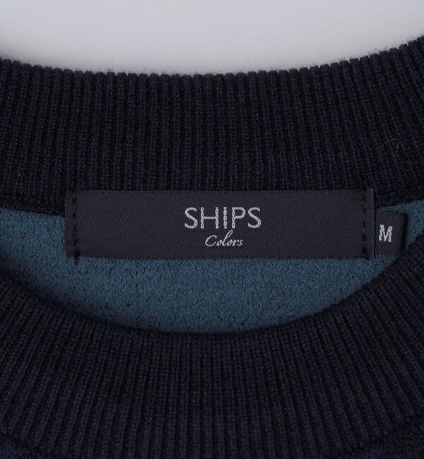 SHIPS Colors 「SHIPS Colors:〈手洗い可能〉Wフェイス ジャカード ニット」|ニット・セーター|