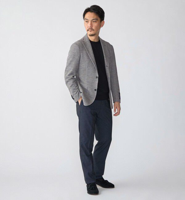 SHIPS「SHIPS:〈接触冷感〉 ICE COTTON クルーネック ショート スリーブ ニット Tシャツ」|ニット・セーター|