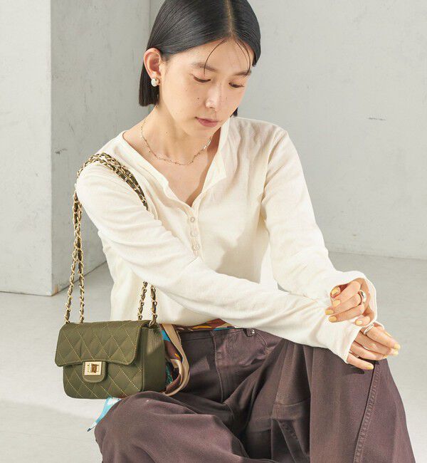 SHIPS for women「【SHIPS別注】miller:シアー ヘンリー ネック ロング スリーブ TEE 26AW」|Tシャツ・カットソー|