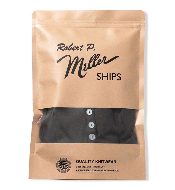 SHIPS for women「【SHIPS別注】miller:シアー ヘンリー ネック ロング スリーブ TEE 26AW」|Tシャツ・カットソー|