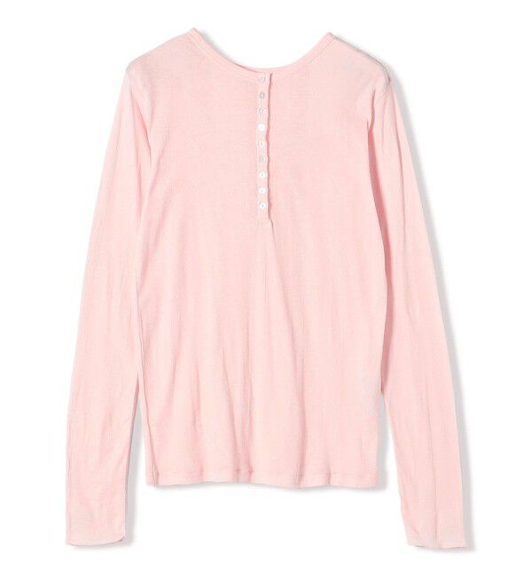 SHIPS for women「【SHIPS別注】miller:シアー ヘンリー ネック ロング スリーブ TEE 26AW」|Tシャツ・カットソー|
