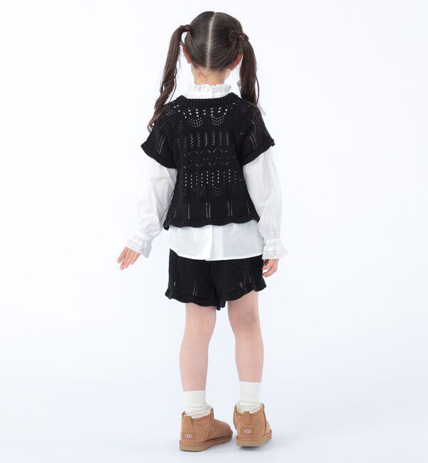 SHIPS KIDS「SHIPS KIDS:100～130cm/ニット レーストップス」|ニット・セーター|