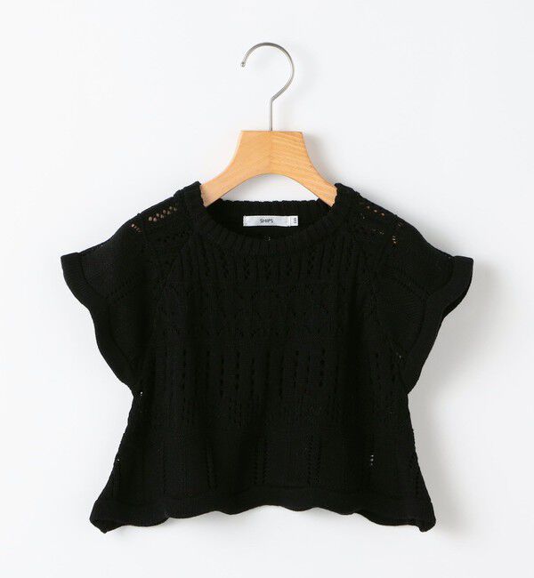 SHIPS KIDS「SHIPS KIDS:100～130cm/ニット レーストップス」|ニット・セーター|