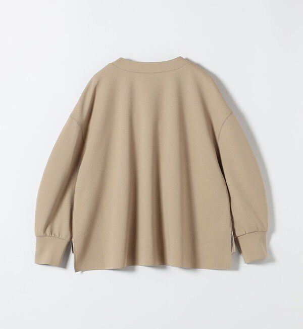 quaranciel「《追加予約》〈手洗い可能〉カットジョーゼット Vネック ワイド カーディガン」|カーディガン|