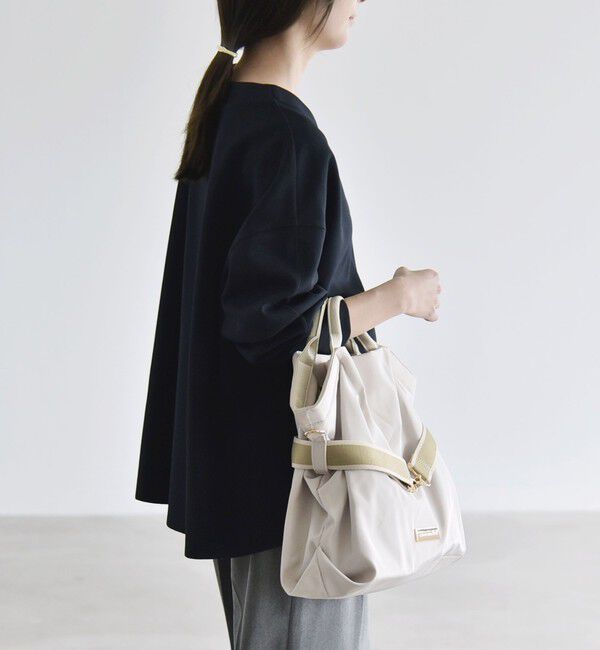 quaranciel「《追加予約》〈手洗い可能〉カットジョーゼット Vネック ワイド カーディガン」|カーディガン|