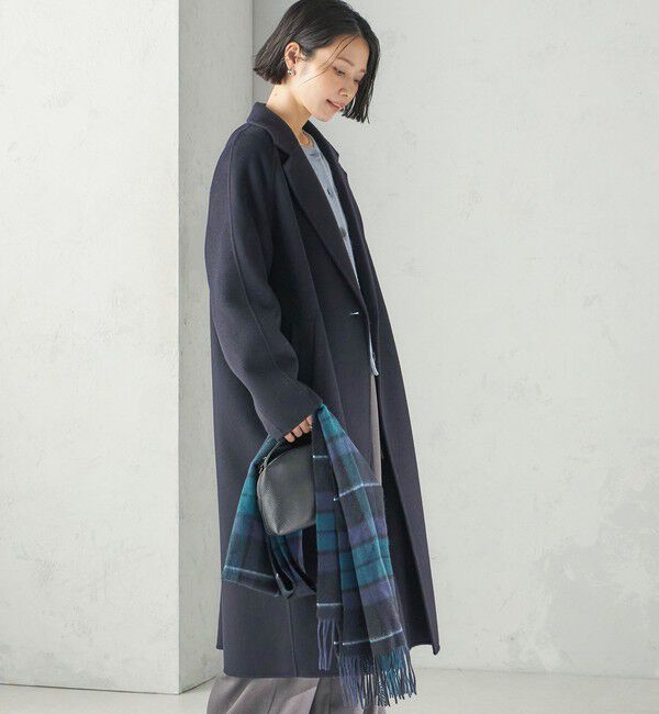 SHIPS for women「《予約》Super 160's ウール リバー ロング コート」|その他|