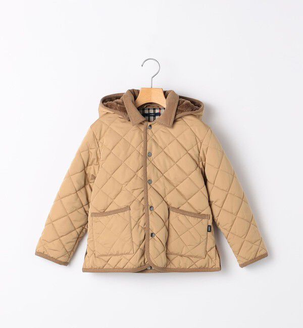 SHIPS KIDS「100～130cm /〈手洗い可能〉 キルト フード ジャケット」|ダウン|