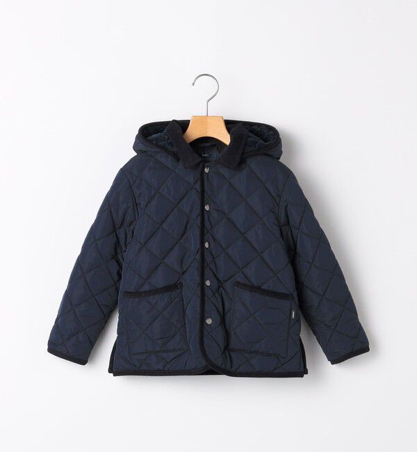 SHIPS KIDS「100～130cm /〈手洗い可能〉 キルト フード ジャケット」|ダウン|