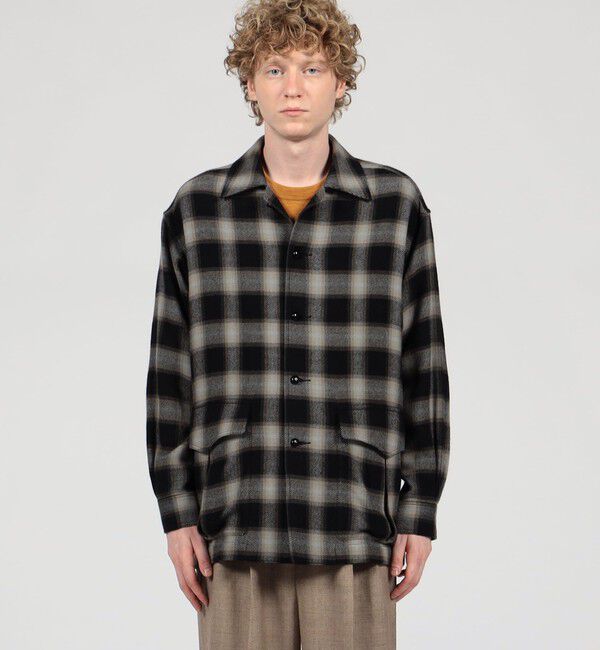 TOMORROWLAND MENS「【別注】PENDLETON コットンカシミヤ シャツジャケット」|ブルゾン・スタジャン|