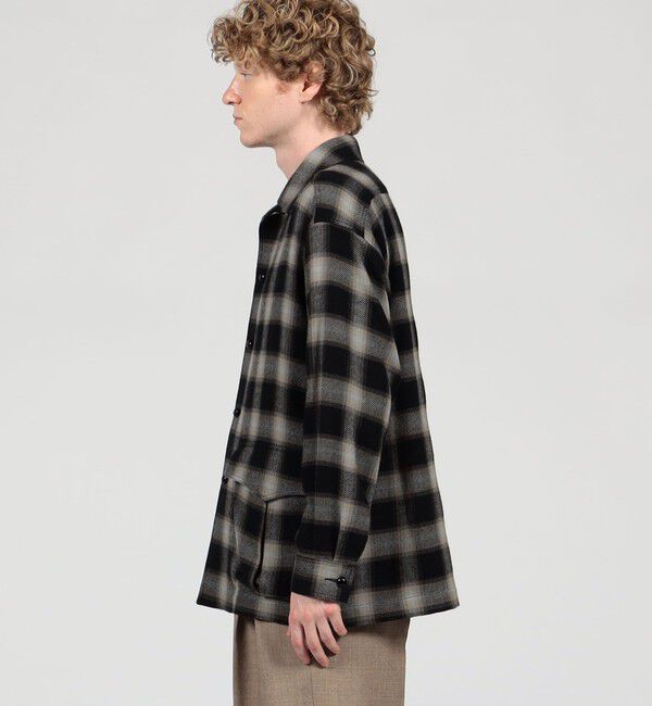 TOMORROWLAND MENS「【別注】PENDLETON コットンカシミヤ シャツジャケット」|ブルゾン・スタジャン|