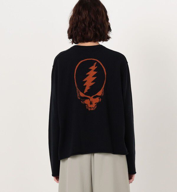 JAMES PERSE「GRATEFUL DEAD リサイクルドカシミヤ バックプリントプルオーバー WRBC3934GM」|ニット・セーター|