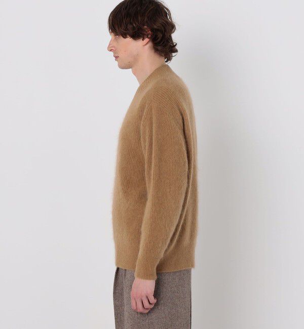 TOMORROWLAND MENS「【WEB先行予約】TOMORROWLAND tricot ウールファー Vネックプルオーバーニット」|ニット・セーター|