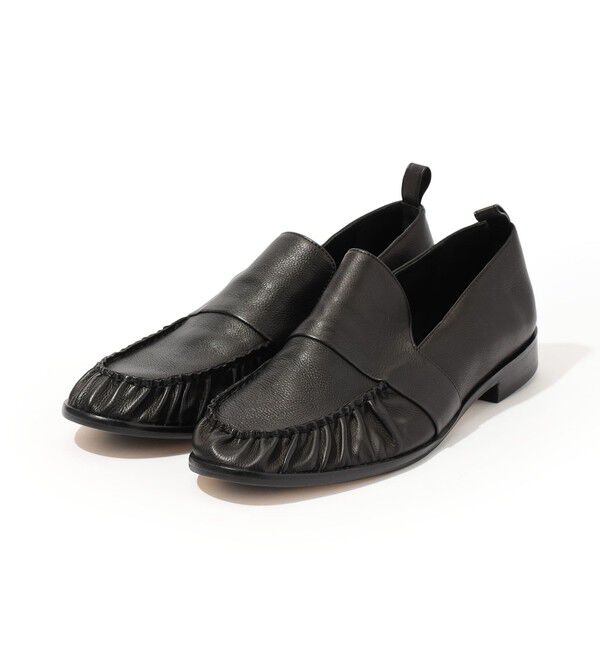 TOMORROWLAND GOODS「【別注】JVAM for GALERIE VIE ギャザースリッポン」|スリッポン|19 ブラック