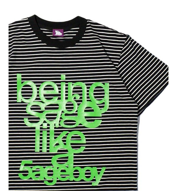 JOINT WORKS「SAGE / セイジ  being sage Striped S/S Tee」|Tシャツ・カットソー|