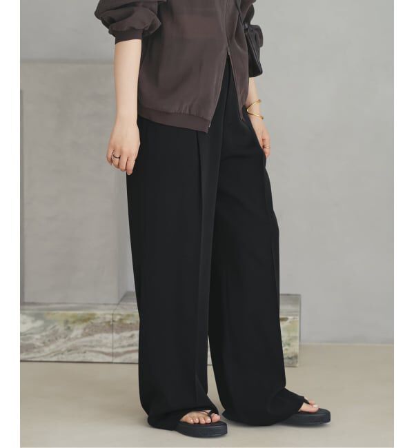 Plage「beautiful tuck パンツ」|スラックス|