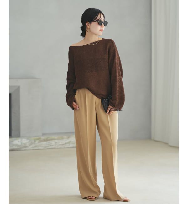 Plage「beautiful tuck パンツ」|スラックス|