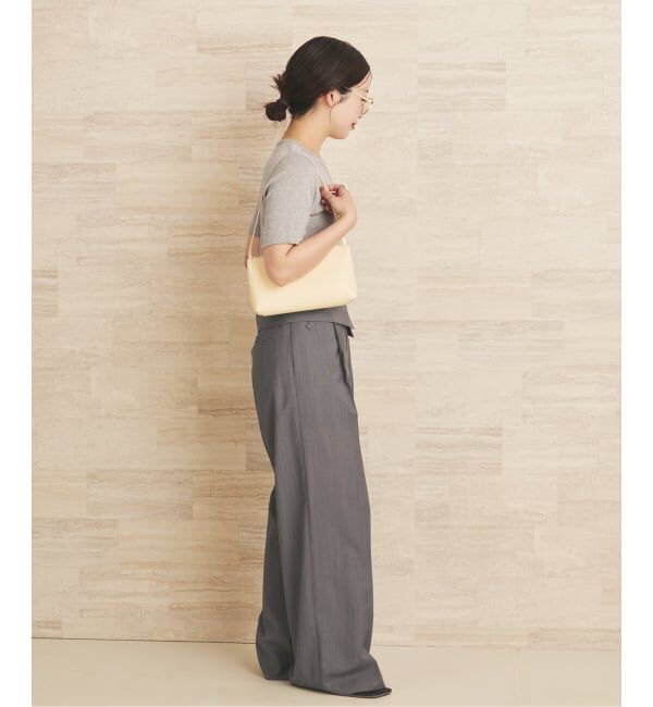 Plage「WO/TA flap パンツ」|スラックス|