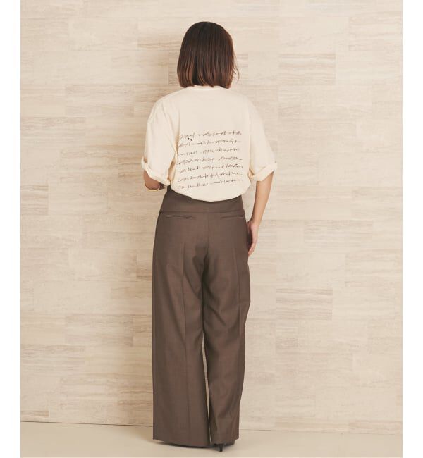 Plage「WO/TA flap パンツ」|スラックス|