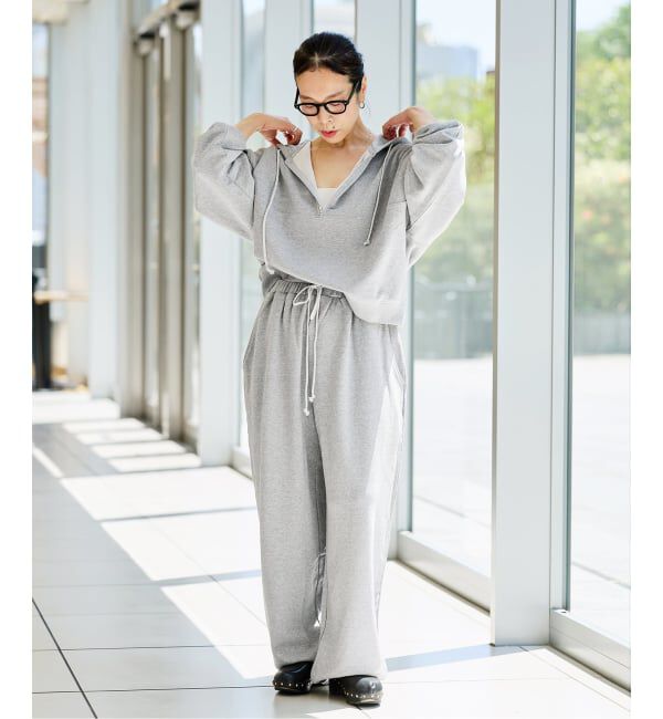 IENA LA BOUCLE「IENA LA BOUCLE ピグメントバイオジップパーカー」|パーカー|
